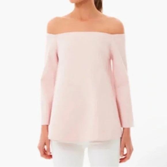 Tuckernuck Miranda Blush Pink Off The Shoulder Top size XL - Picture 4 of 7